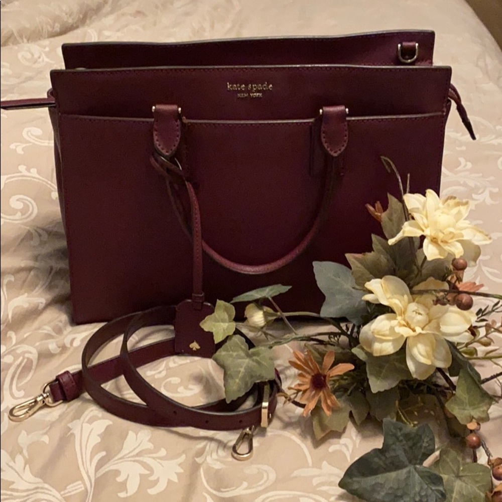 Kate spade Maroon Cameron with Crossbody Strap - Picture 2 of 9